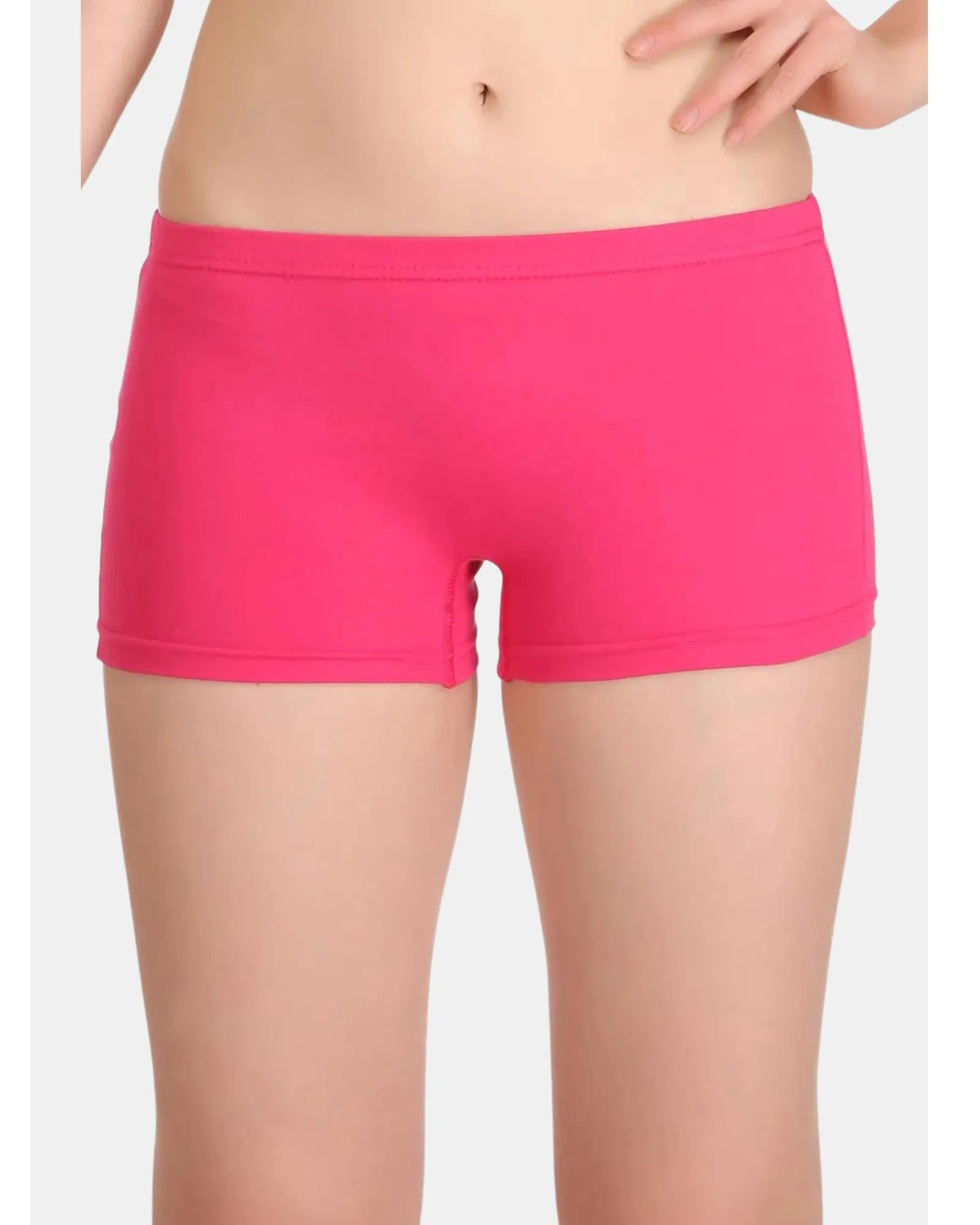 Intimist High-Rise Cotton Stretch Boyshorts Full Coverage, Seamless Comfort Everyday Essentials (Pack Of 3)