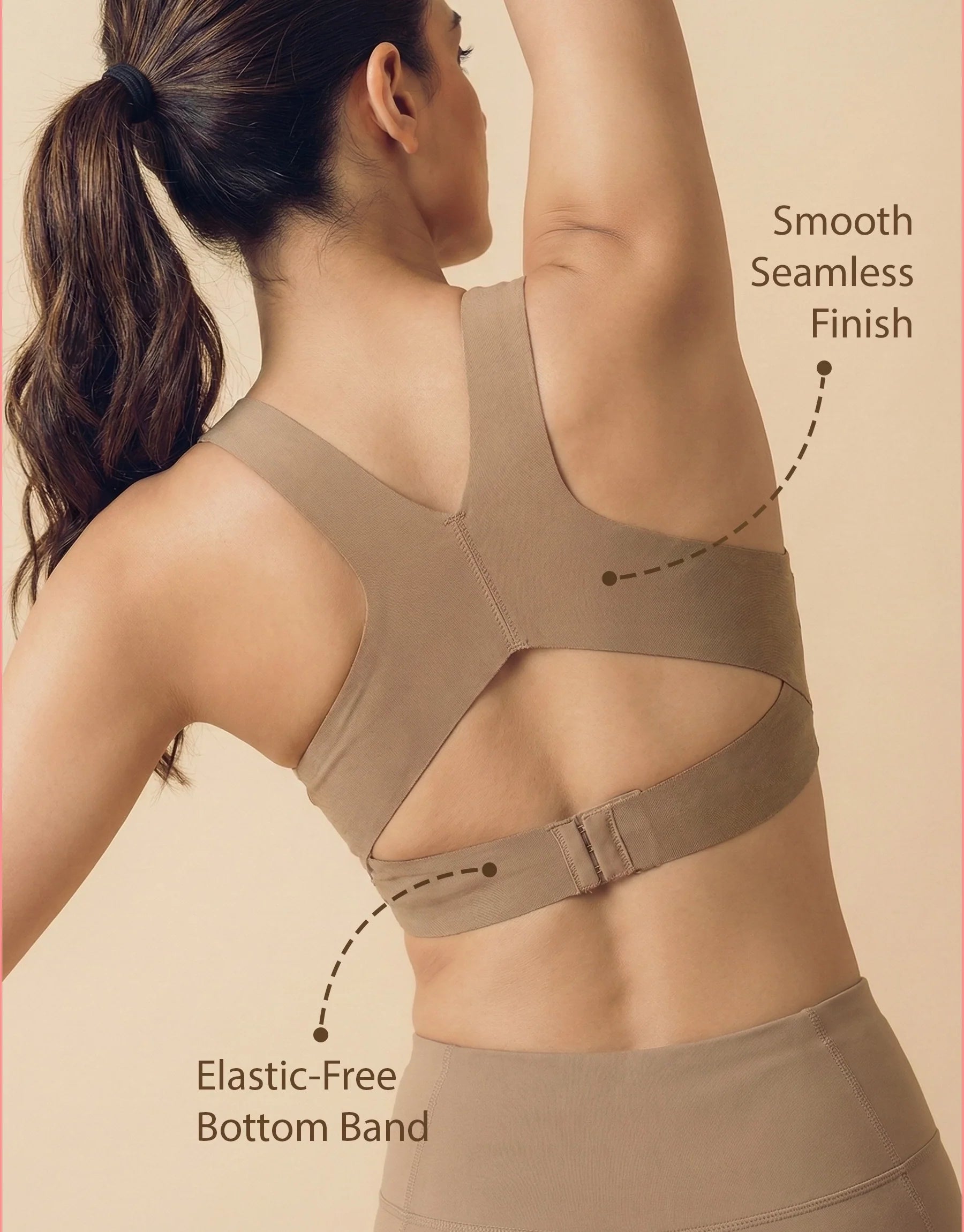 Intimist Bonded Gym Bra with Crisscross Back | Padded | Breathable Cotton  (997)