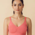 Intimist Cotton Non-Padded Full Coverage Bonded Bra (935-Coral)
