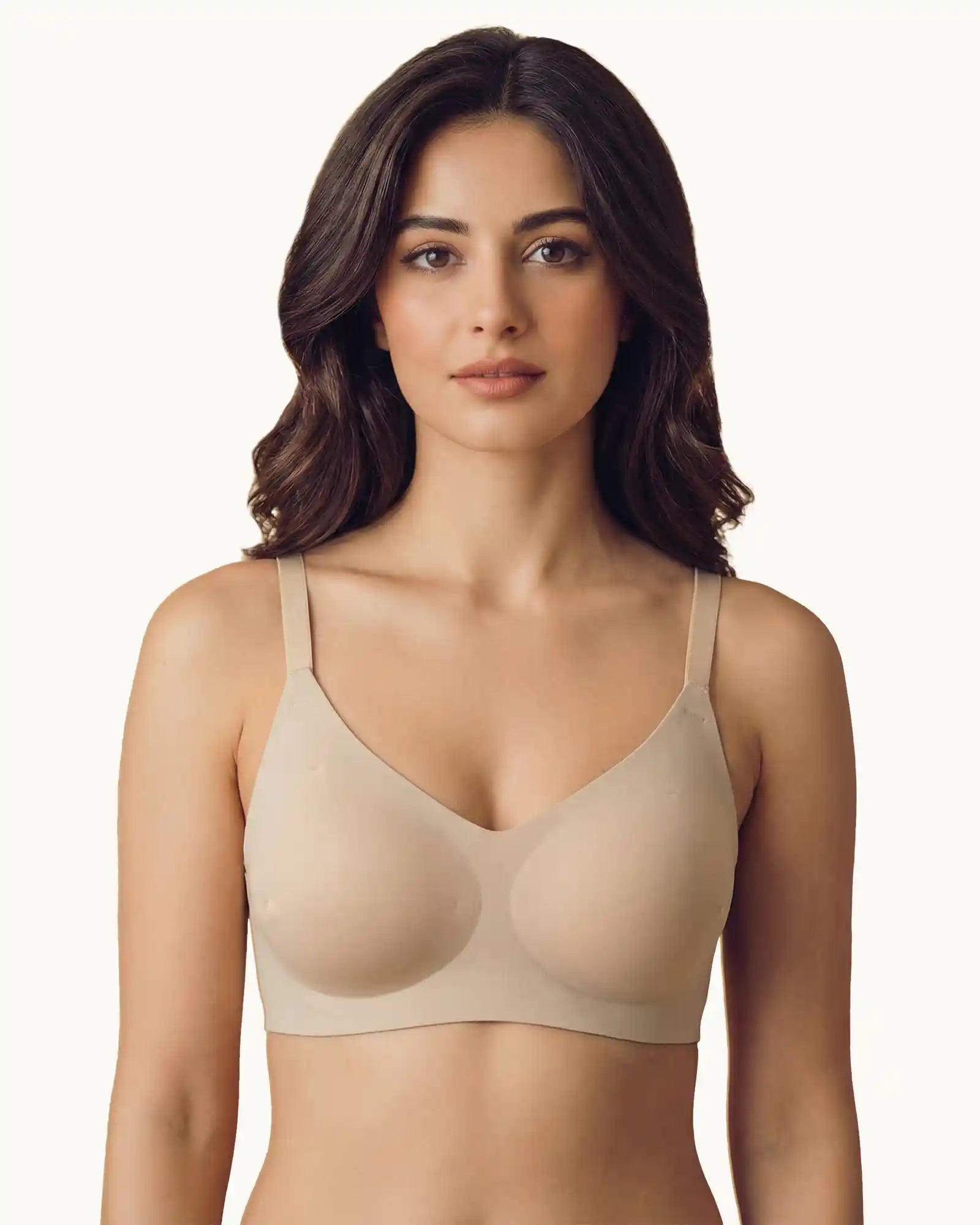 Intimist Cotton Padded Full Coverage Bonded Bra (938-Skin)