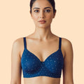 Intimist Printed Polyamide Bonded Maximiser Bra (Level-2 Padding) with 3/4th Coverage (51755)