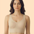 Intimist Polyamide Padded Slip on Bra (985) (Skin)