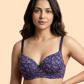 Intimist Printed Polyamide Bonded Maximiser Bra (Level-2 Padding) with 3/4th Coverage (51754)