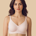 Intimist Polyamide Padded Full Coverage Bonded Bra (968)(Rose)