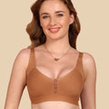 Intimist Bonded Breathable Cotton Plus-Size Non-Padded M-Frame Minimiser with Hidden Concealer (9303)