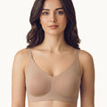 Intimist Cotton Padded Full Coverage Bonded Bra (938-Fawn)
