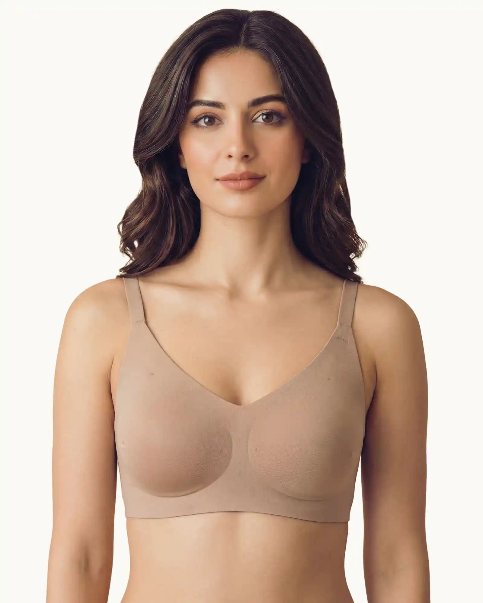 Intimist Cotton Padded Full Coverage Bonded Bra (938-Fawn)