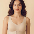 Intimist Bonded Gym Bra with Crisscross Back | Non-Padded | Breathable Cotton (995)(Skin)