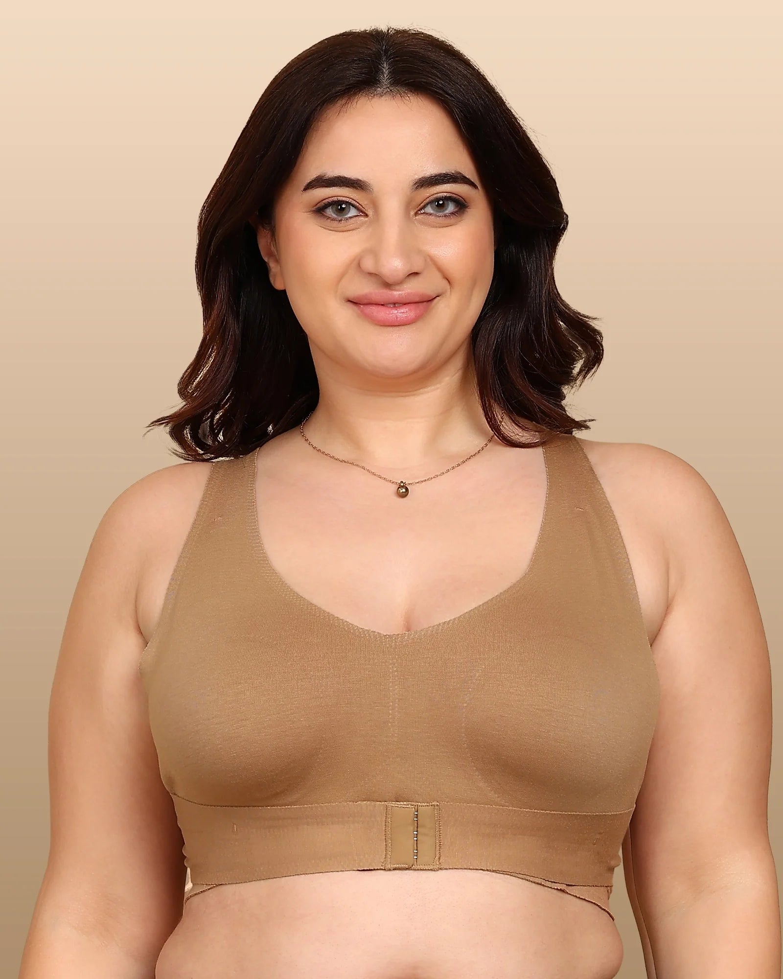 Intimist Bonded Breathable Cotton Non-Padded Gym Bra with Posture Support (995)