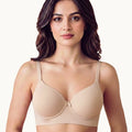 Intimist Cotton Non-wired Push-Up Bonded Bra (Level-3 Padding) with 3/4th Coverage (93510) (Skin)