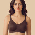 Intimist Polyamide Padded Full Coverage Bonded Bra (968)(Coffee)