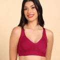Intimist Bonded Breathable Cotton Plus-Size Non-Padded M-Frame Minimiser with Hidden Concealer (9303)