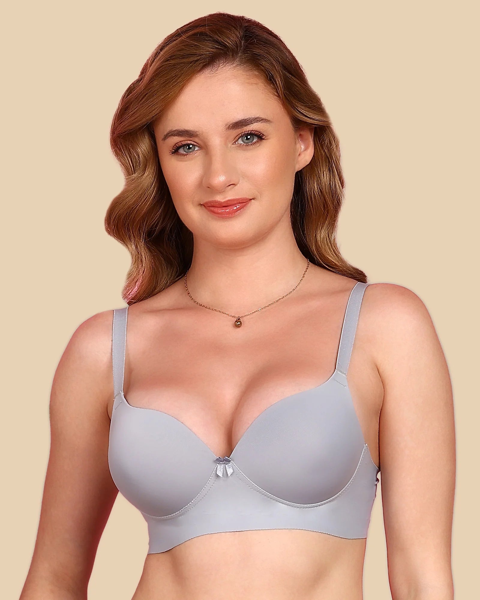 Intimist Bonded Polyamide Push-Up 3/4 Coverage Maximiser Bra (Level 2 Padding) (95107)