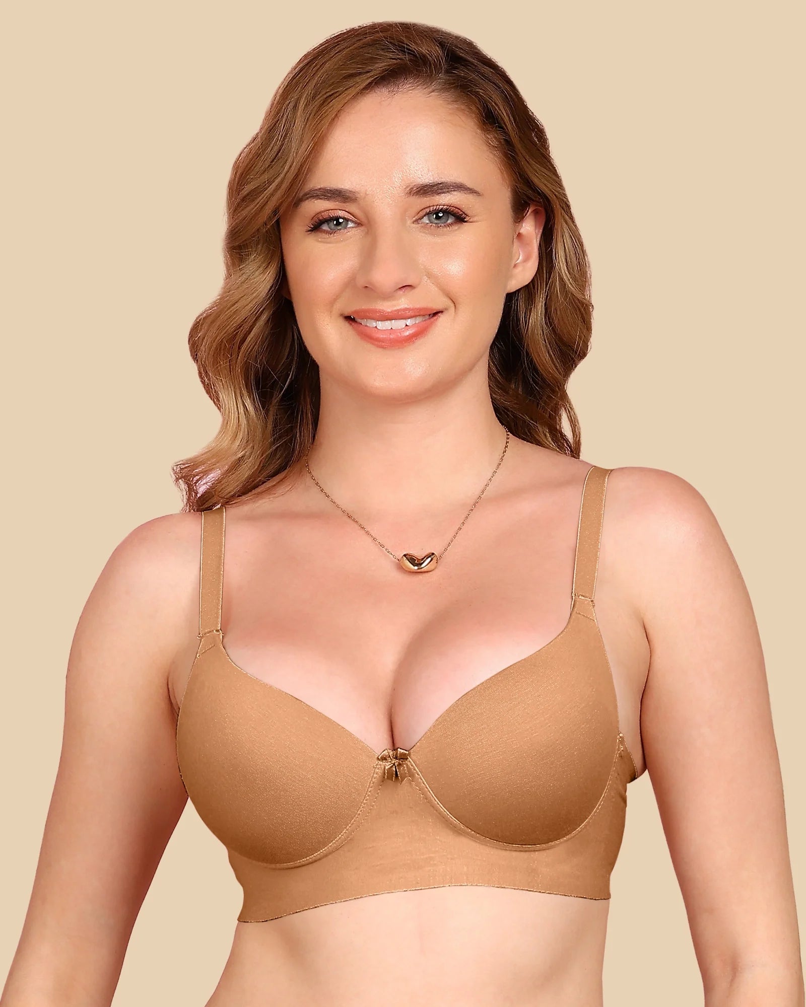 Intimist Bonded Breathable Cotton Push-Up 3/4-Coverage Bra (Level 3 Padding) (93510)