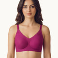 Intimist Cotton Padded Full Coverage Bonded Bra (938-Wine)