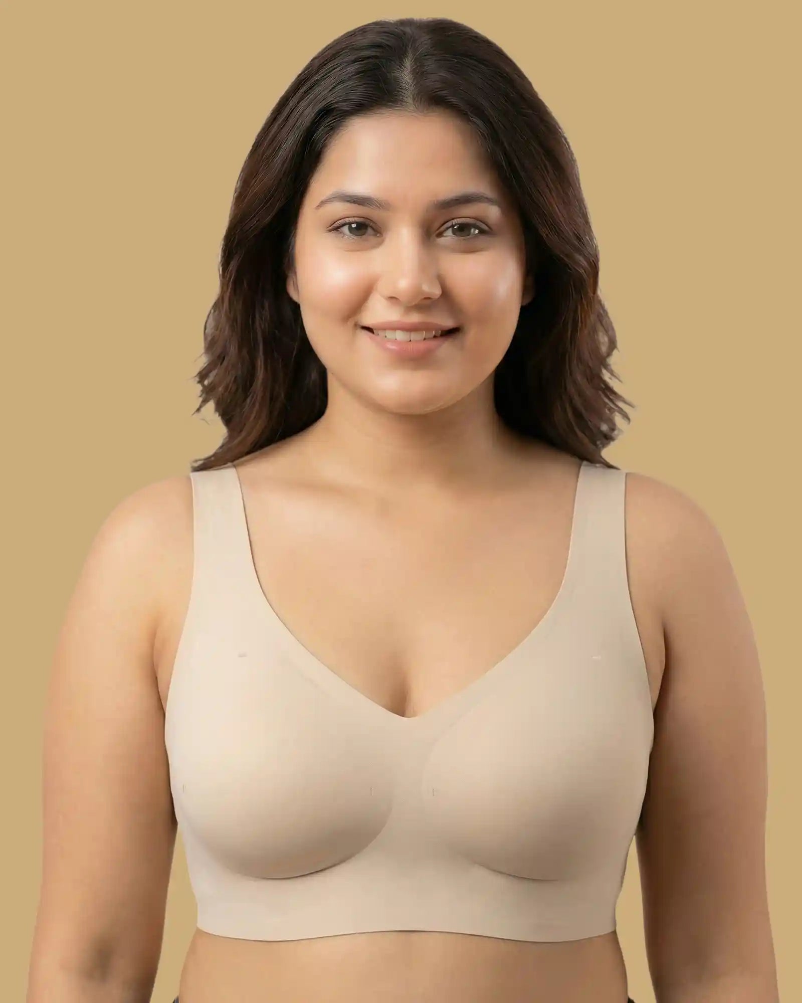 Intimist Cotton Padded Full Coverage Bonded Bra (938-Skin)