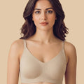 Intimist Polyamide Padded Full Coverage Bonded Bra (968)(Skin)