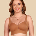 Intimist Bonded Breathable Cotton Plus-Size Padded M-Frame Minimiser (9203)