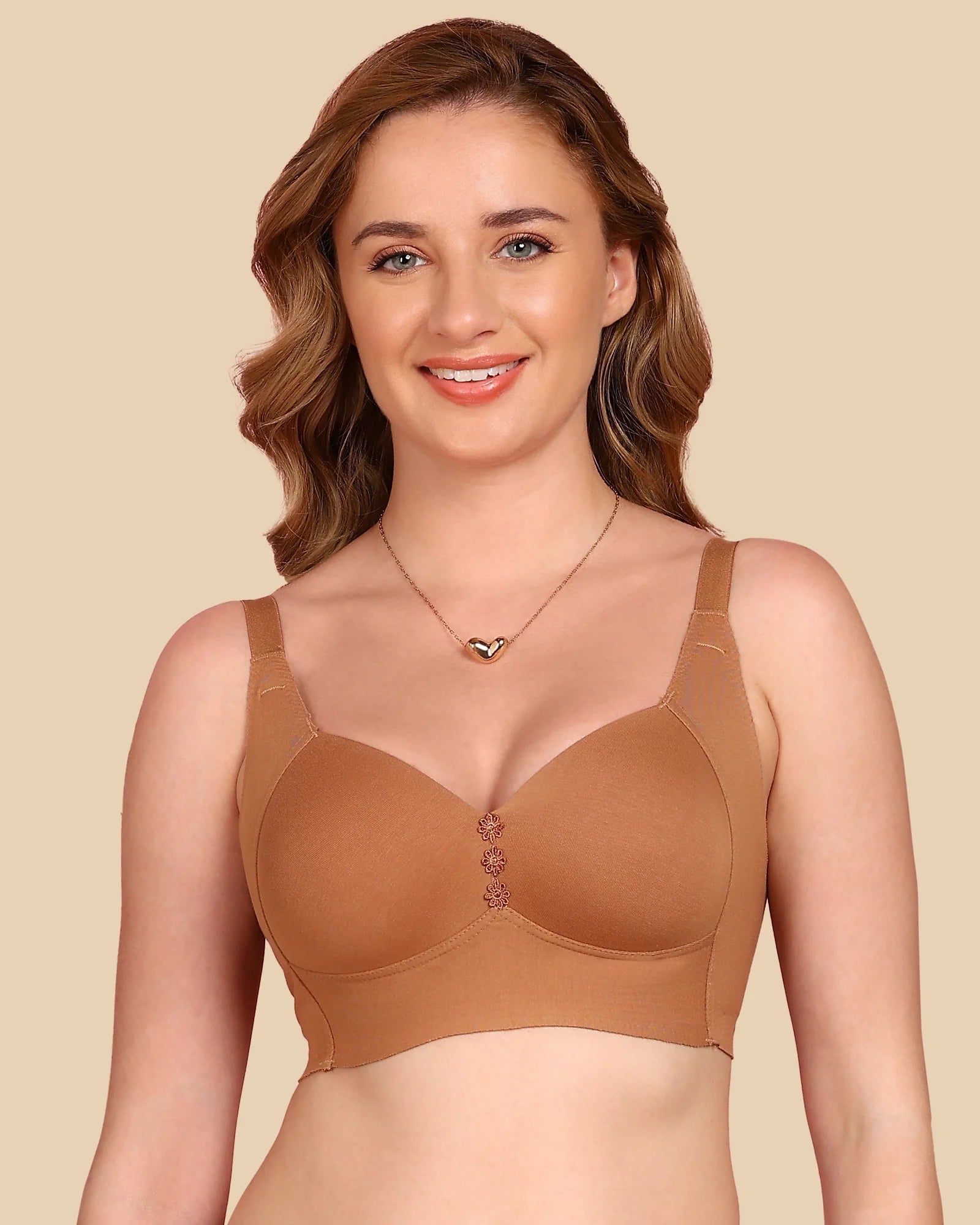 Intimist Bonded Breathable Cotton Plus-Size Padded M-Frame Minimiser (9203)