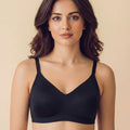 Intimist Cotton Non-Padded Full Coverage Bonded Bra (935-Black)