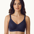 Intimist Cotton Padded Full Coverage Bonded Bra (938-Navy)