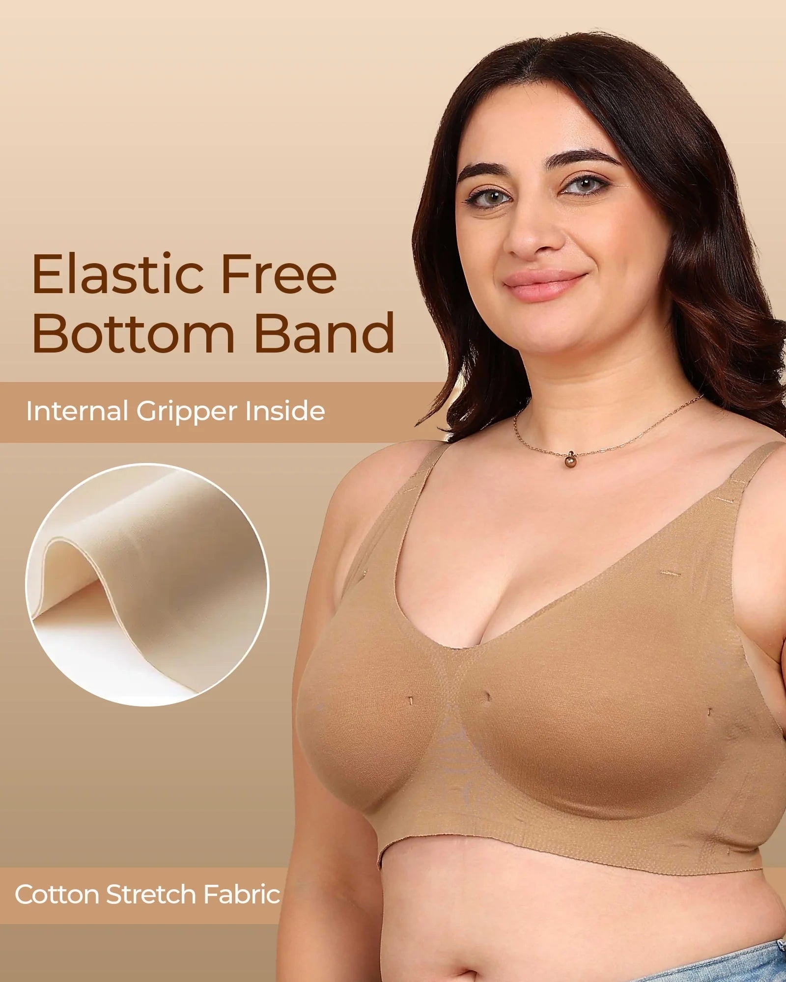 Intimist Bonded Breathable Cotton Padded Full-Coverage Bra (938)