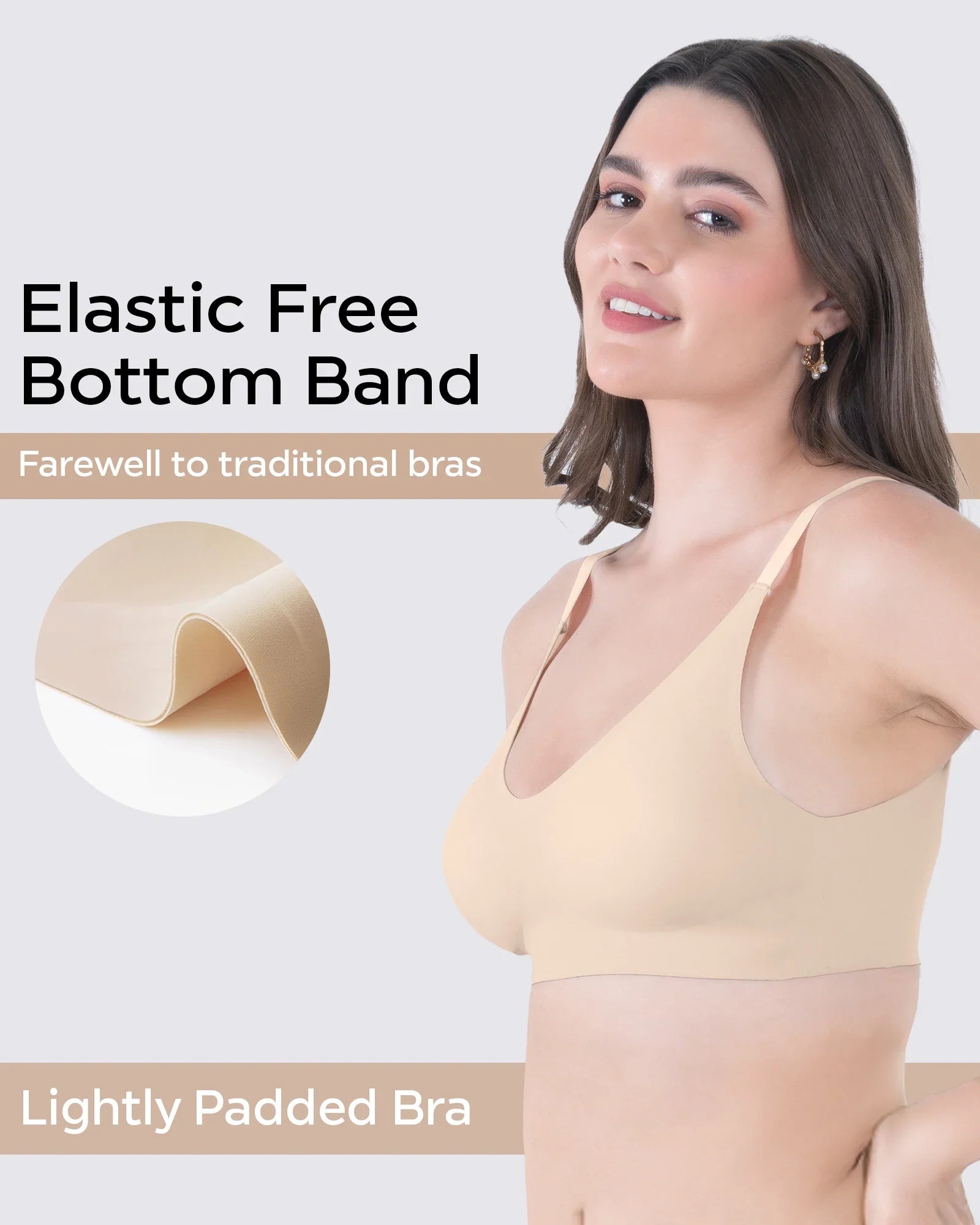 Intimist Bonded Polyamide Full-Coverage Padded Bra (968)