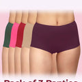 Intimist High-Rise Cotton Stretch Boyshorts Full Coverage, Seamless Comfort Everyday Essentials (Pack of 3)