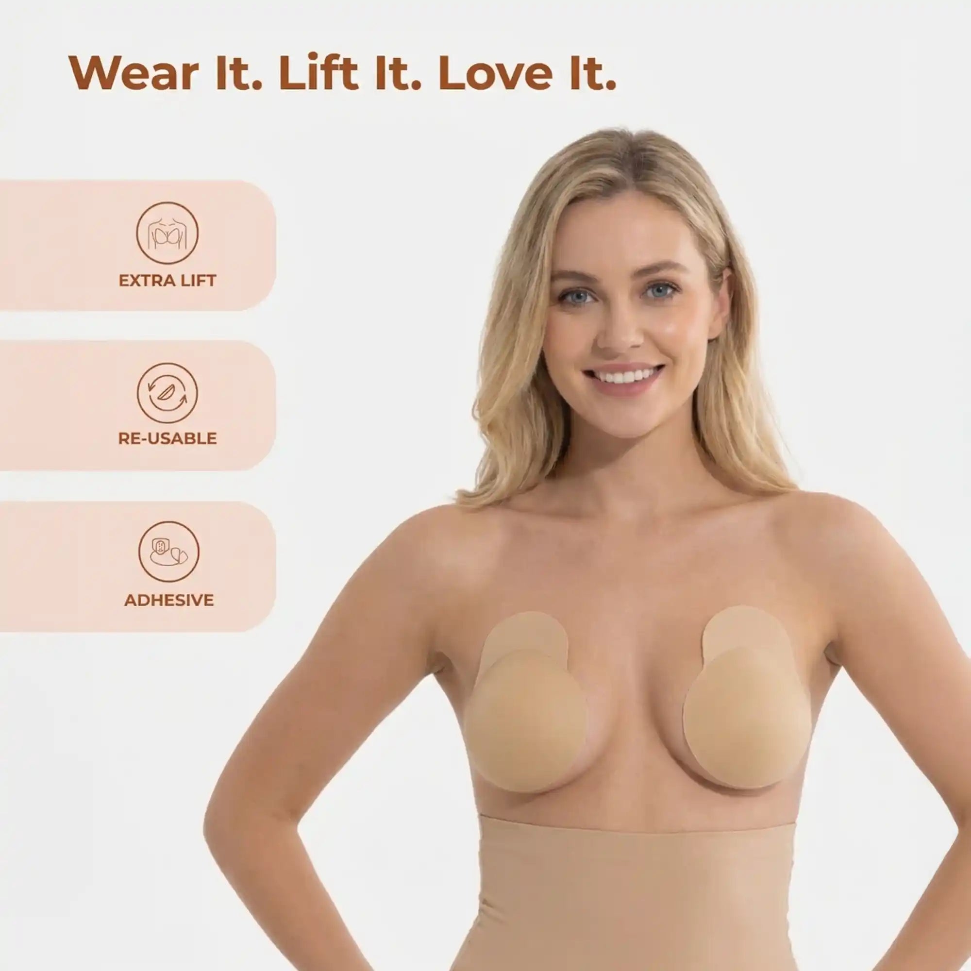 Intimist Invisible Everyday Lift Reusable Stick-On Cups