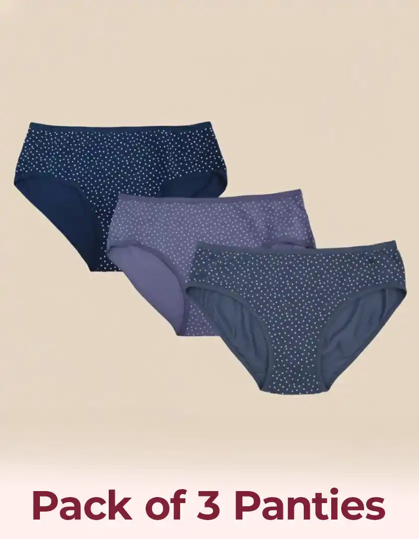 Intimist Cotton Mid Waist Briefs for Women | Soft, Breathable & Everyday Comfort